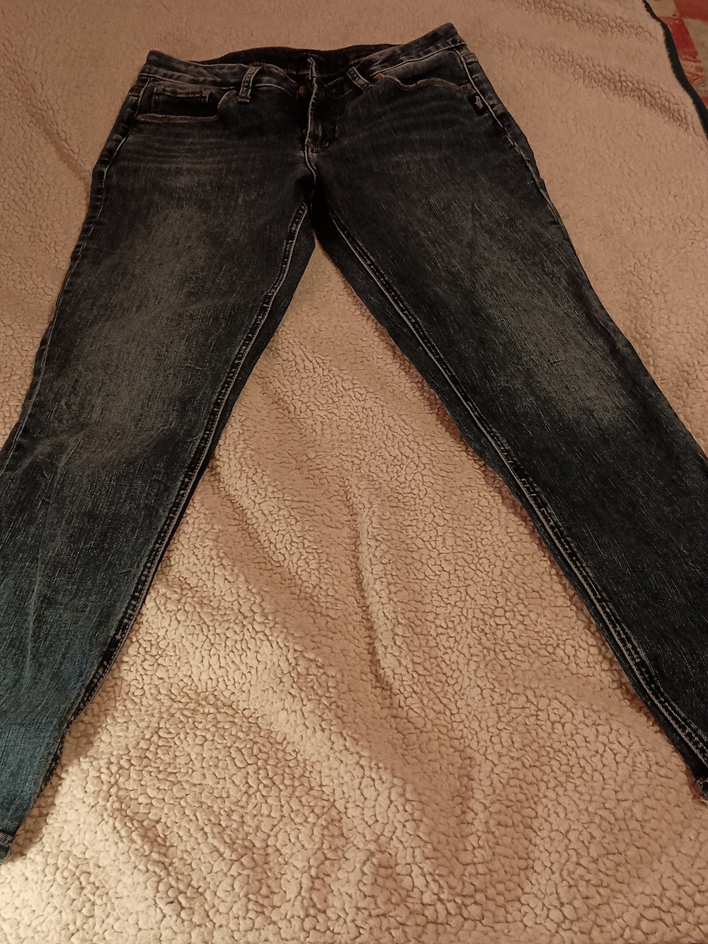 Silver Jeans Womens Dark Wash Blue Jeans - Suki Skinny